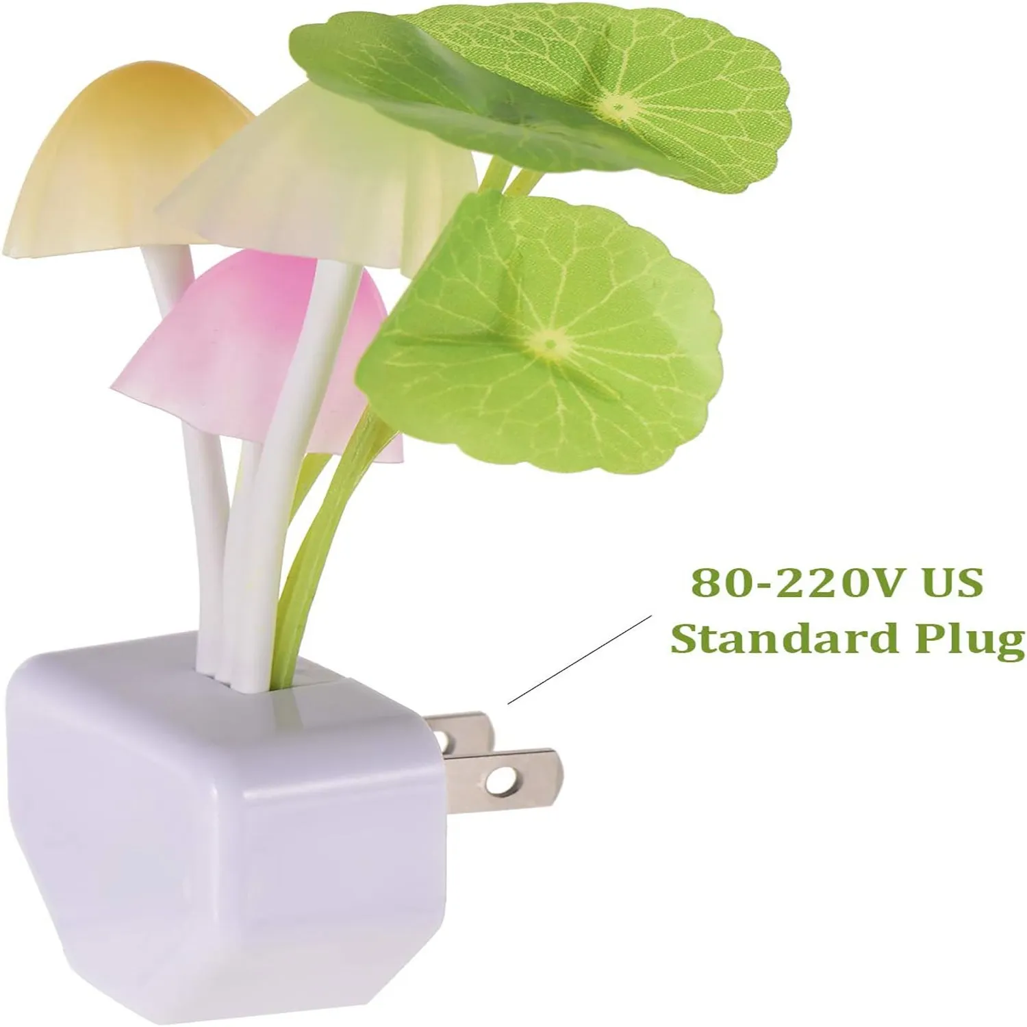 0239 Night Light Mushroom Lamp (Colorful, 1Pcs)