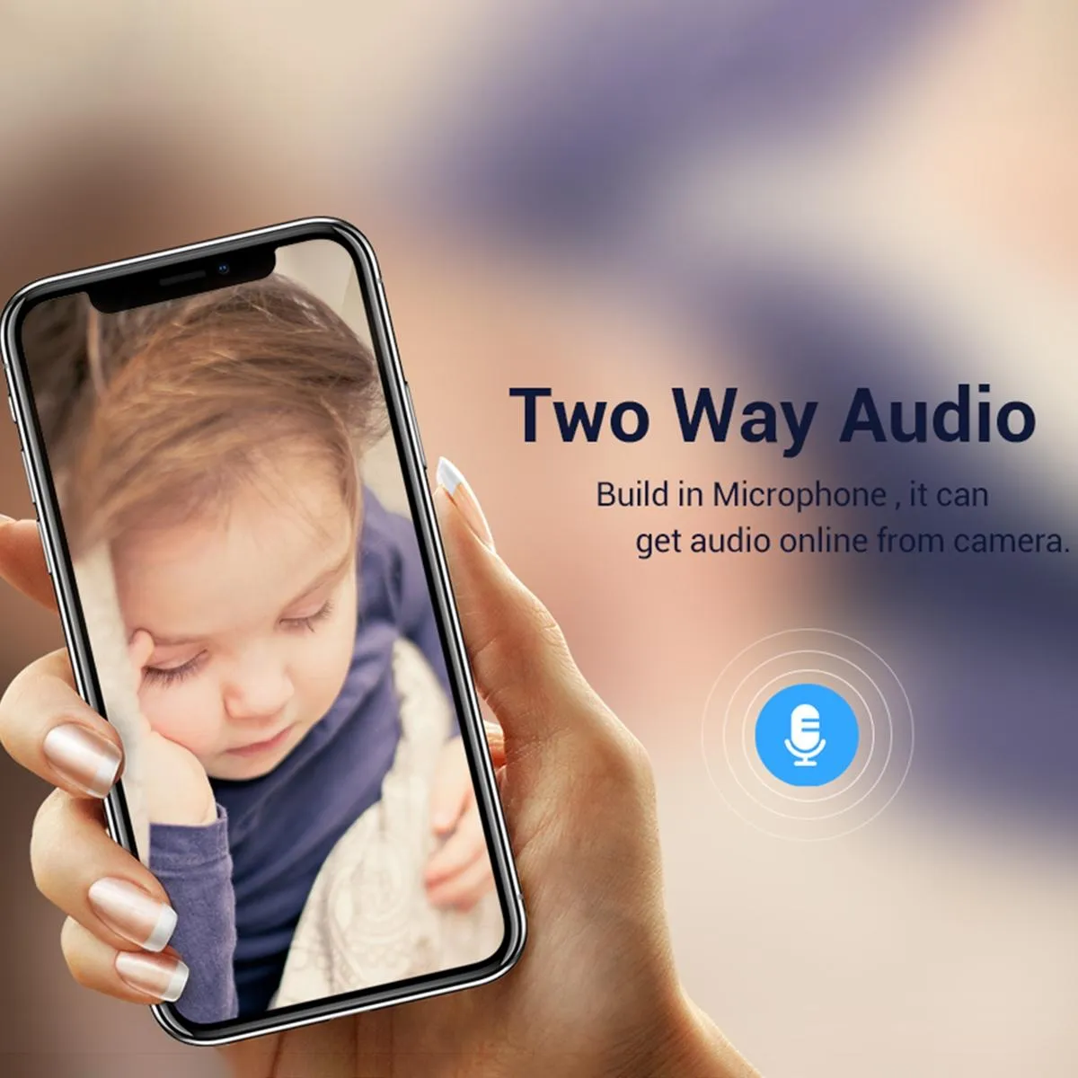 2MP Wifi Camera | Motion Detection | Tracking | Sound Alarm | Cloud Storage | Two-Way Audio | Night Vision