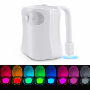 2X LED Toilet Bathroom Motion Night Light | Automatic Illumination for Bathroom