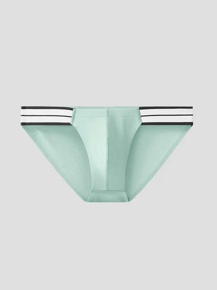 3 Pack Mens Breathable Ice-Touch Athletic Briefs