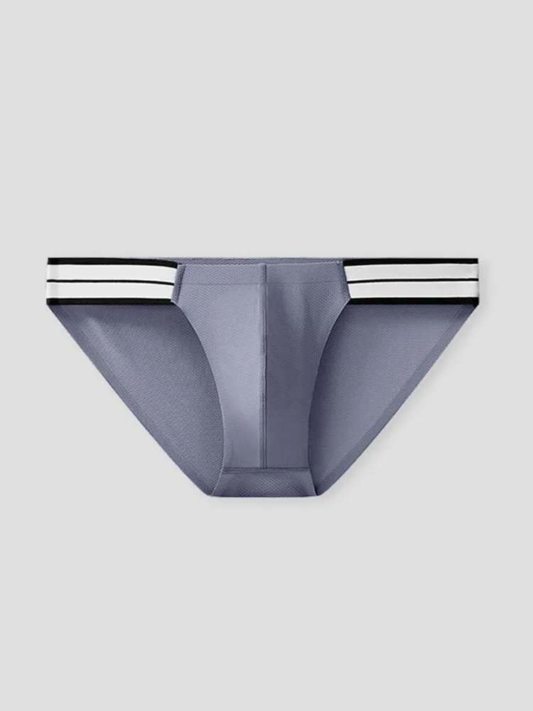 3 Pack Mens Breathable Ice-Touch Athletic Briefs
