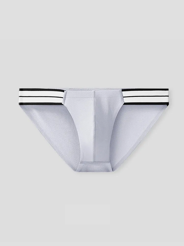 3 Pack Mens Breathable Ice-Touch Athletic Briefs