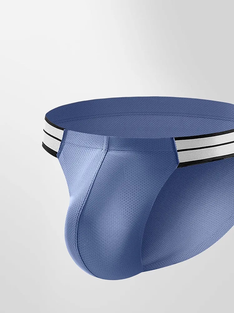 3 Pack Mens Breathable Ice-Touch Athletic Briefs