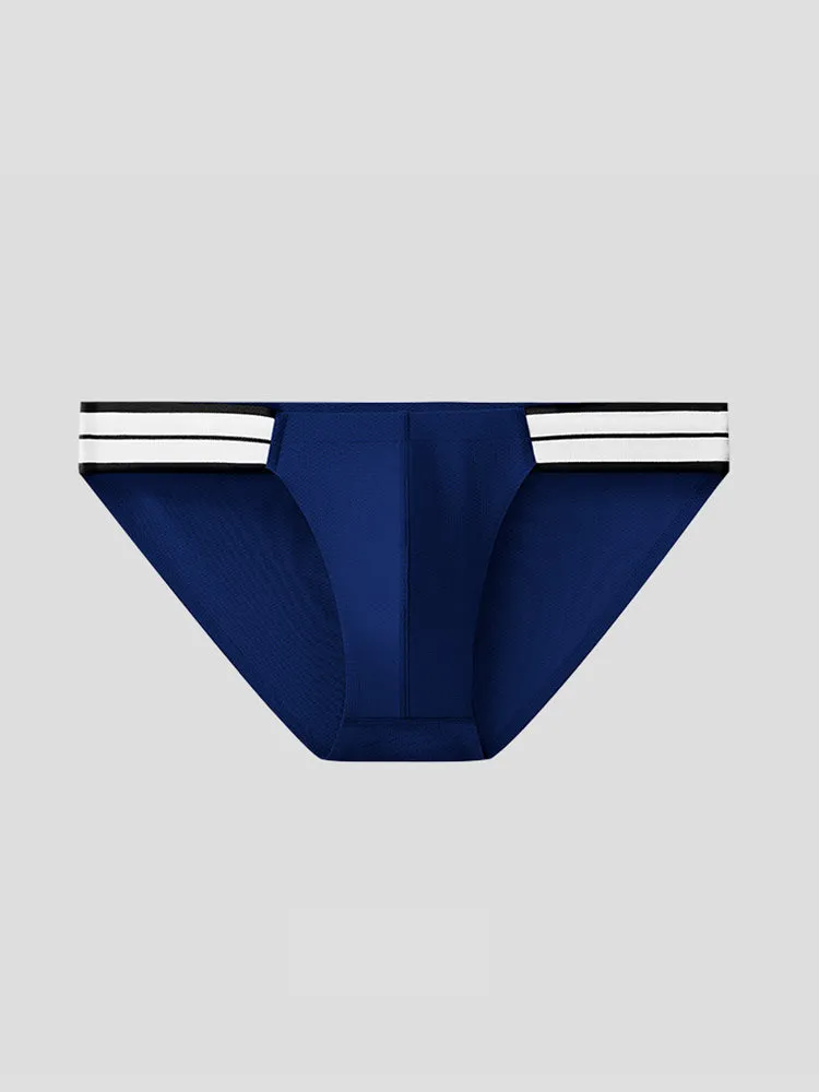 3 Pack Mens Breathable Ice-Touch Athletic Briefs