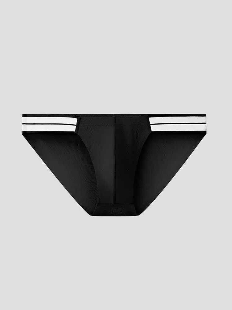 3 Pack Mens Breathable Ice-Touch Athletic Briefs