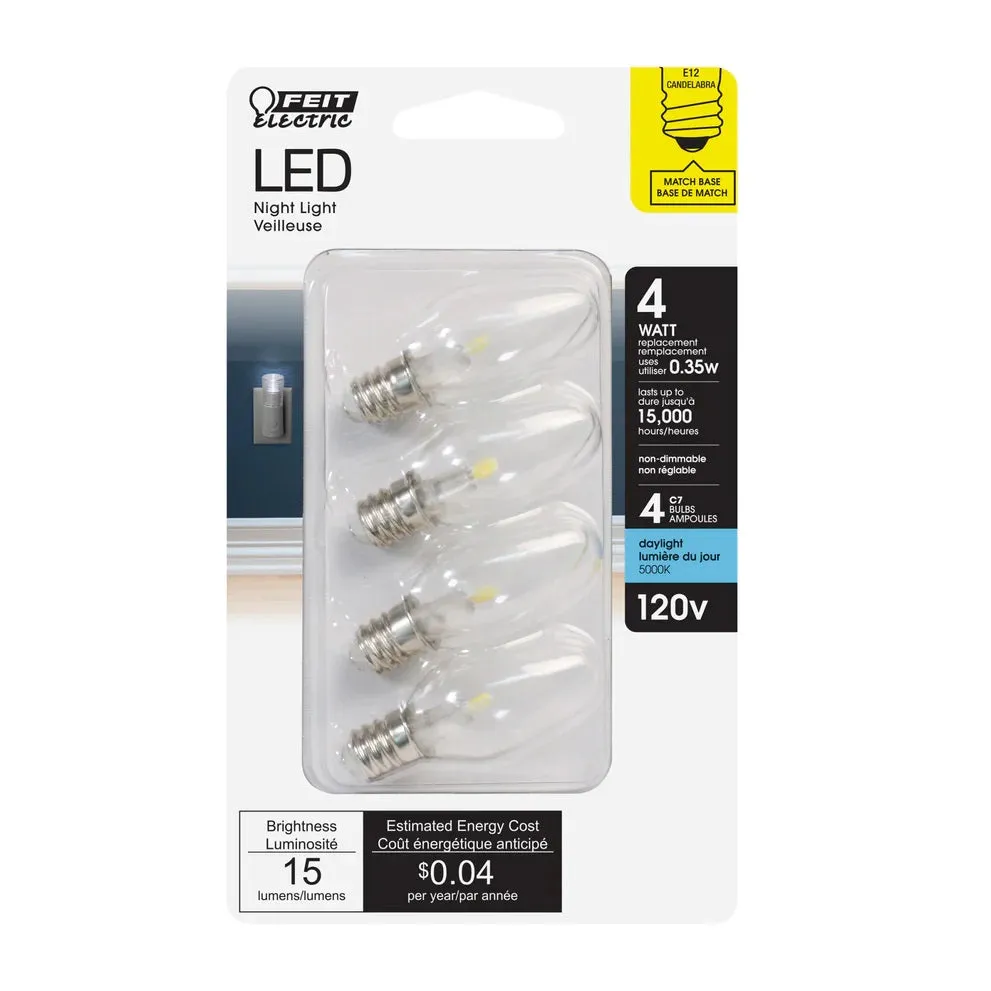 4-Pack E12 LED Night Light Bulbs BP4C7