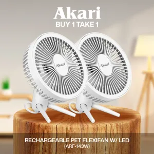 Akari B1T1 : Pet Flexifan with LED night light (ARF-143)