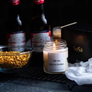 Alexa Jar Scented Candles Gift  | Single  | 2.5 x 2.5 x 3 inches