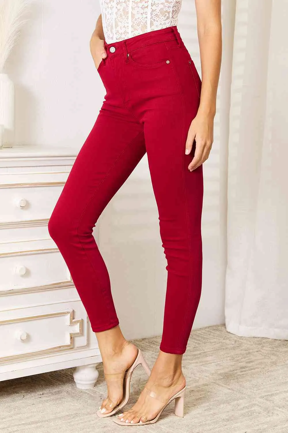 *APP EXCLUSIVE* Judy Blue Waist Tummy Control Skinny Jeans