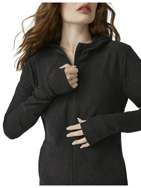 Beyond Yoga Spacedye Hoodie in Darkest Night