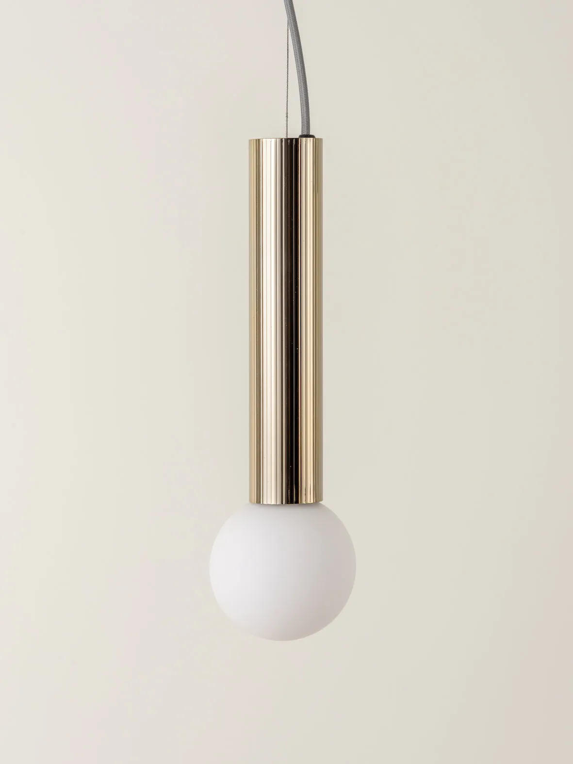 Chubes - 1 light brass ceiling pendant