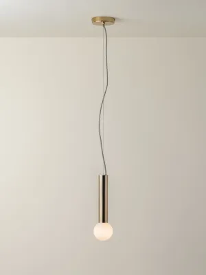 Chubes - 1 light brass ceiling pendant