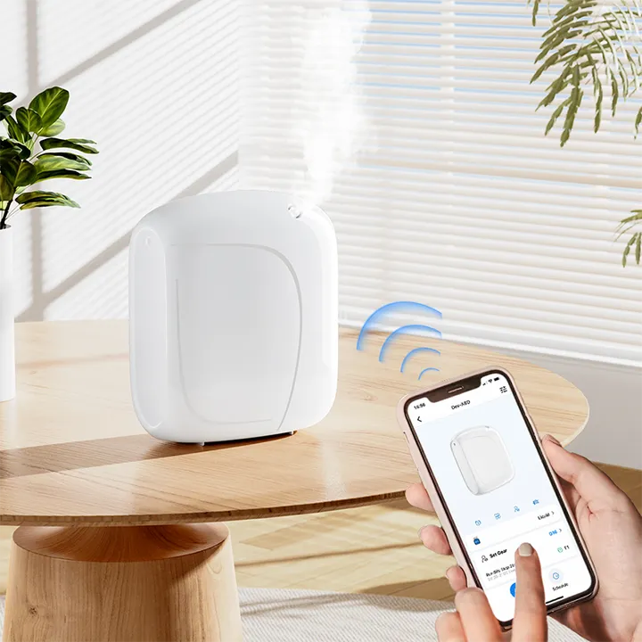 Cnus X2Wind Fragrance Air Freshener Scent Diffuser Machine 150ml APP Control Luxury Room Spray جهاز نشر الروائح العطرية Cnus X2Wind Fragrance Air معطر جو 150 مل مع خاصية التحكم بالتطبيق بخاخ فاخر للغرف
