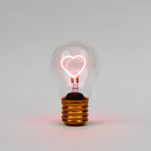 Cordless Heart Light Bulb