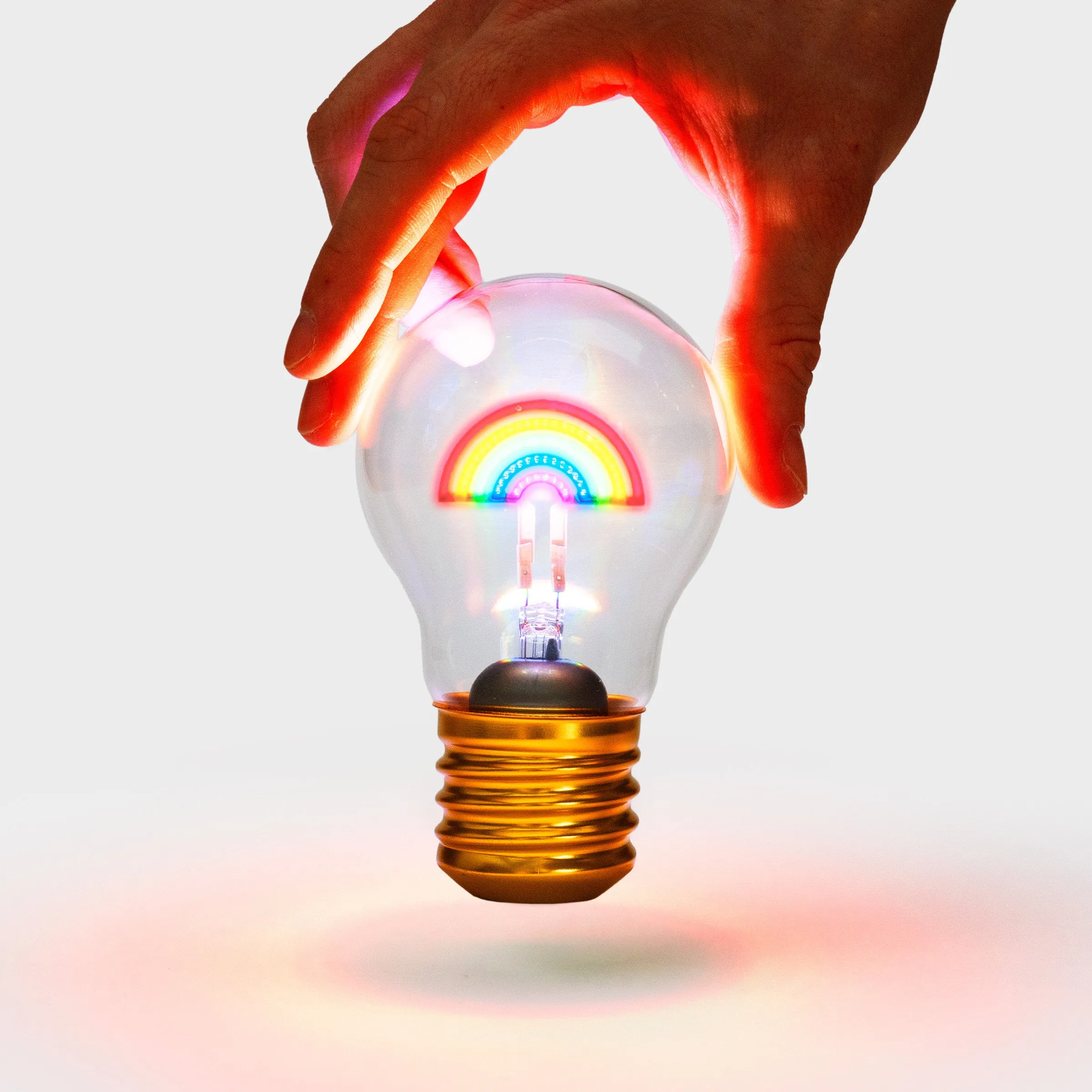 Cordless Rainbow Light Bulb
