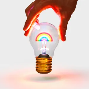 Cordless Rainbow Light Bulb