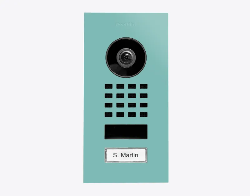 DoorBird IP Intercom Video Door Station D1101V, Flush Mount Stainless Steel Metallic Finish