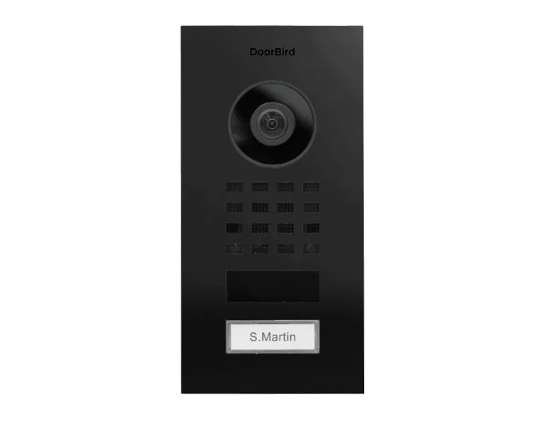 DoorBird IP Intercom Video Door Station D1101V, Flush Mount Stainless Steel Metallic Finish