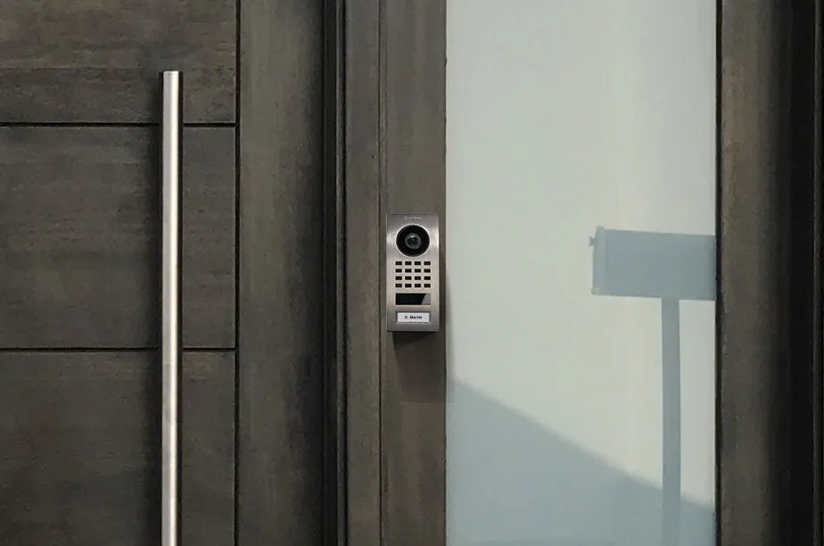 DoorBird IP Intercom Video Door Station D1101V, Surface Mount Stainless Steel Metallic Finish