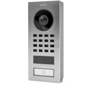 DoorBird IP Intercom Video Door Station D1101V, Surface Mount Stainless Steel Metallic Finish