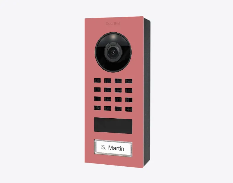 DoorBird IP Intercom Video Door Station D1101V, Surface Mount Stainless Steel Metallic Finish