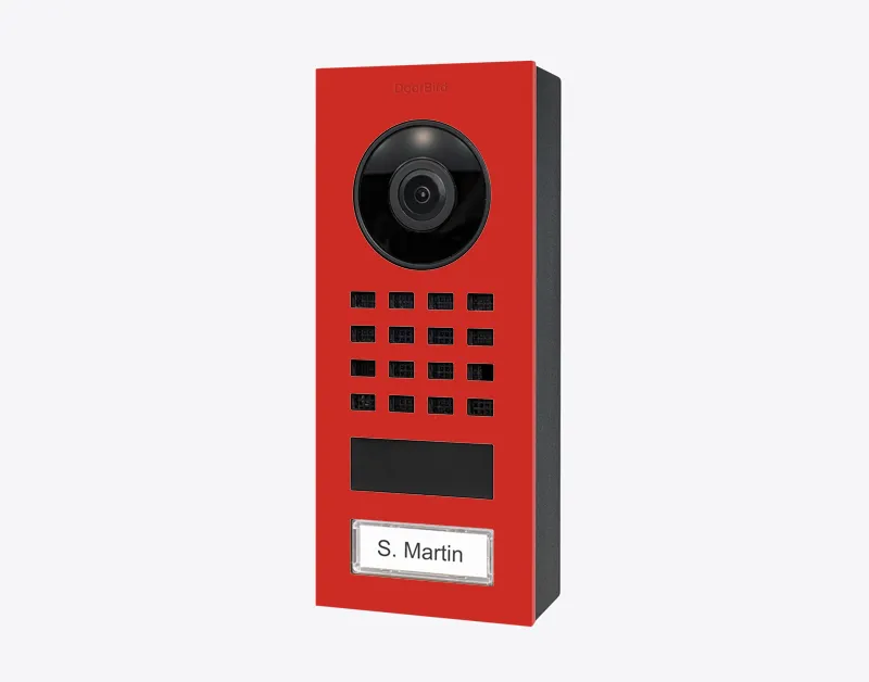 DoorBird IP Intercom Video Door Station D1101V, Surface Mount Stainless Steel Metallic Finish
