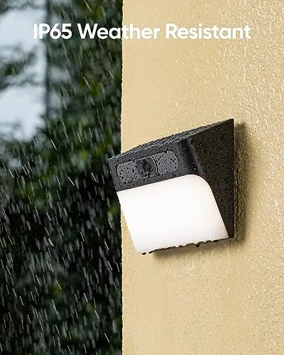 eufy Security Solar Wall Light Cam S120, Solar Security Camera, Wireless Outdoor, 2K Camera, Forever Power, Motion Activated Light, AI Detection, IP65 Waterproof, Spotlight, No Monthly Fee