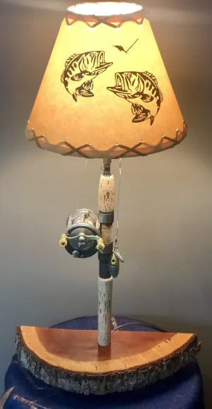Fishing Reel Lamp - Night Stand Lamp