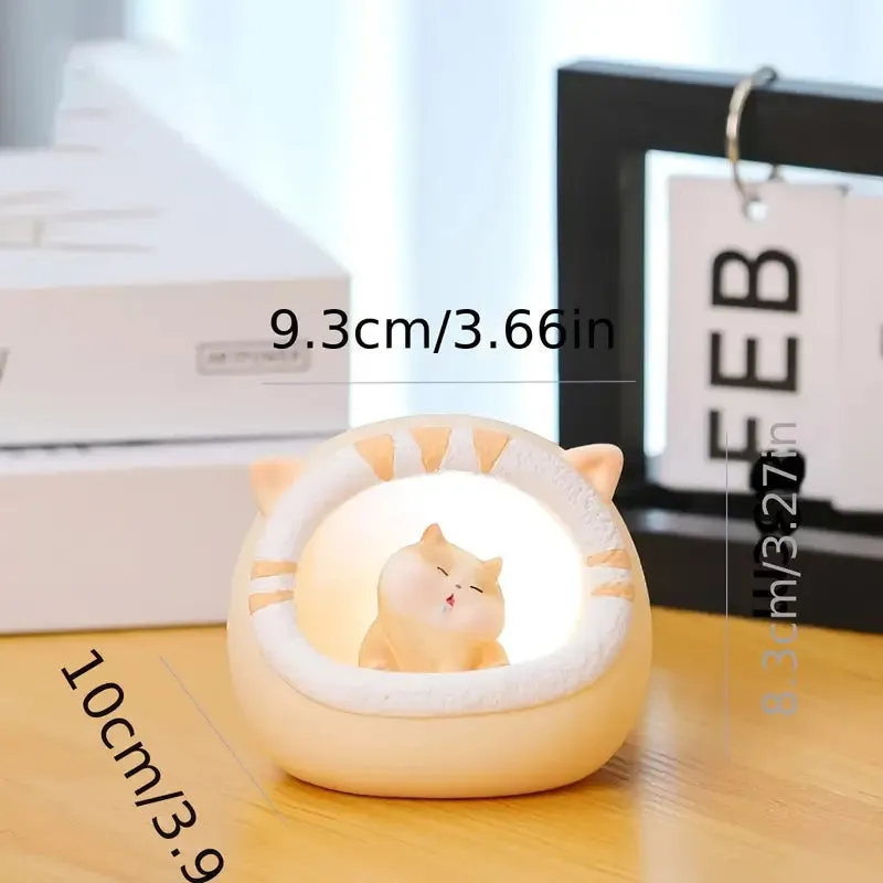 Kawaii Fat Cat Night Light