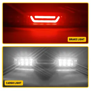 LED Third Brake Light Cargo Light High Mount Stop Light For 2007-2013 Silverado GMC 1500 2500 3500