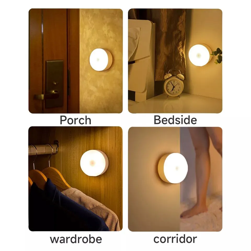 Led Usb Motion Detection wall Night Lights x4