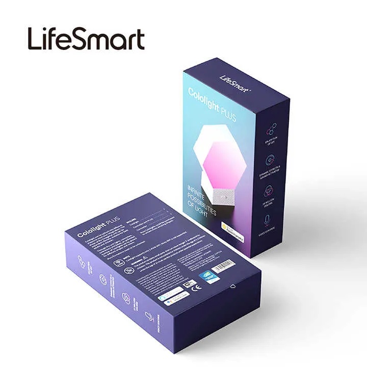 LifeSmart مصدر LED DIY Cololight الكم ليلة . LifeSmart DIY Cololight Quantum Night Light Smart