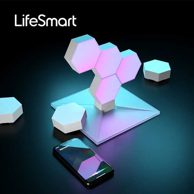 LifeSmart مصدر LED DIY Cololight الكم ليلة . LifeSmart DIY Cololight Quantum Night Light Smart
