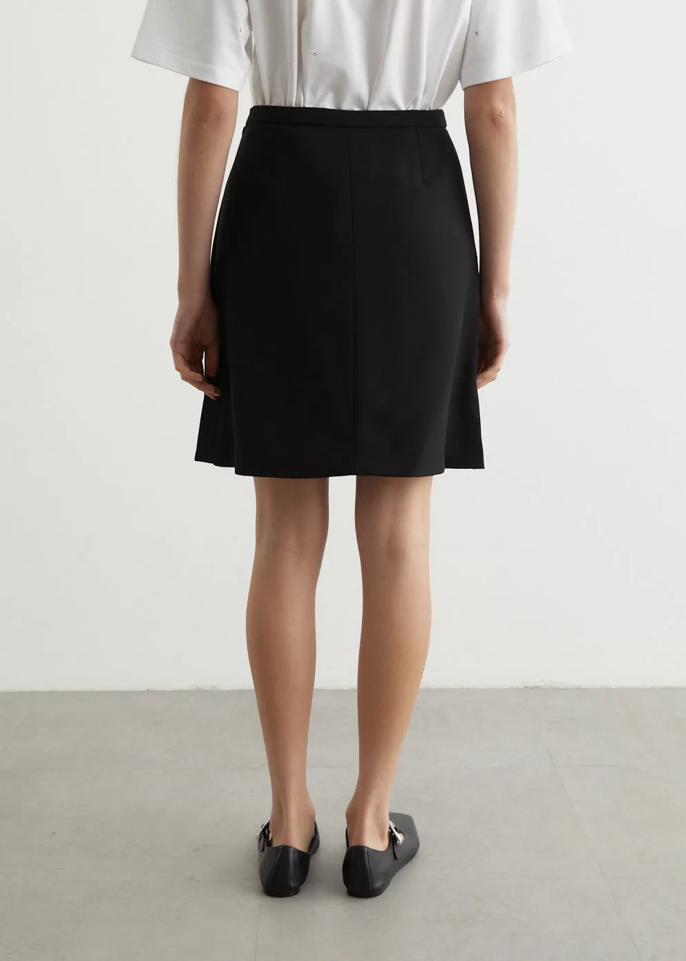 Light Twill Suiting Skirt