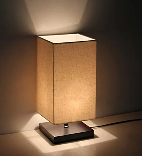 MINIMALIST SOLID WOOD TABLE LAMP BEDSIDE DESK LAMP