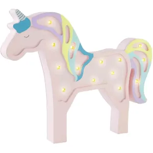 Mud Pie Unicorn Wood Night Light