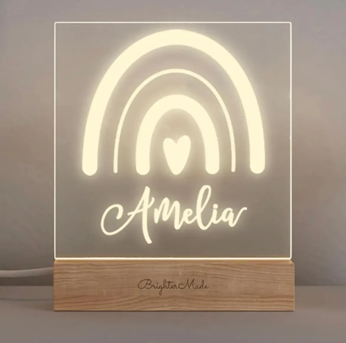 Personalised Night Light - Nursery Name Light