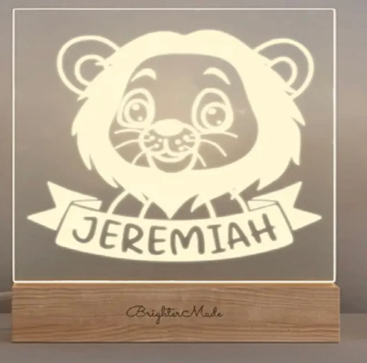 Personalised Night Light - Nursery Name Light