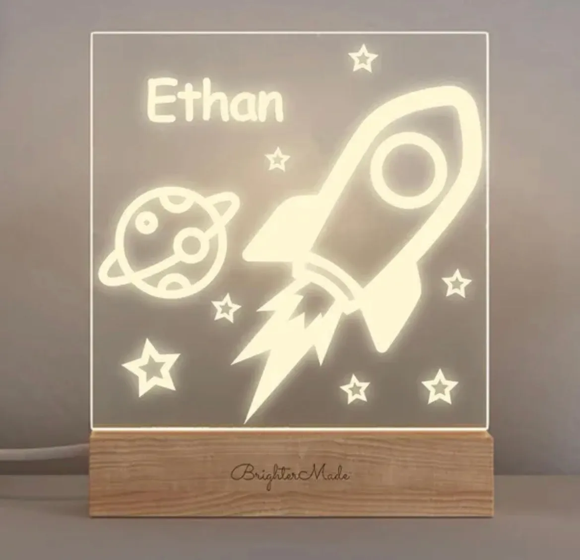 Personalised Night Light - Nursery Name Light