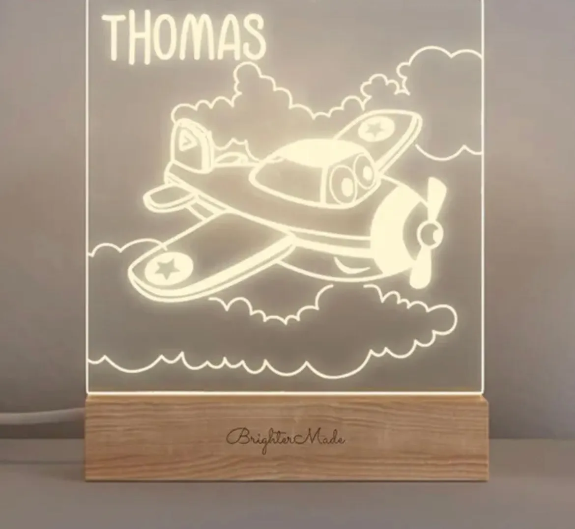 Personalised Night Light - Nursery Name Light