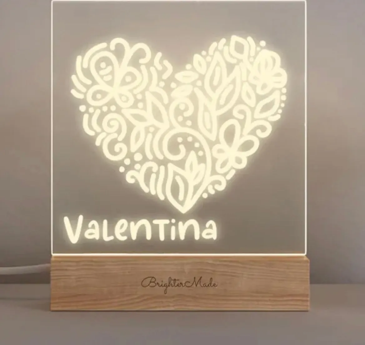 Personalised Night Light - Nursery Name Light