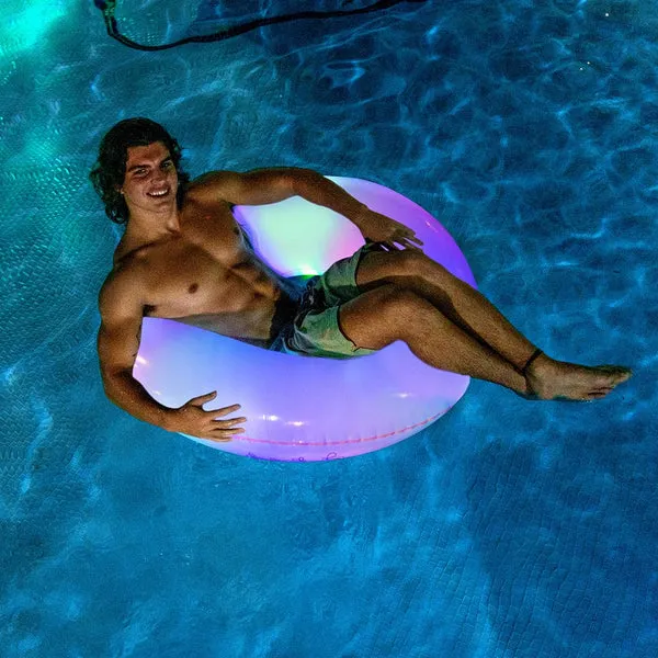 PoolCandy Inflatable Illuminated LED Large 40 Pool Tube