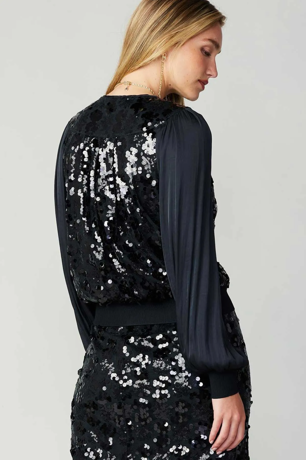 Touch of Glimmer Sequin Top