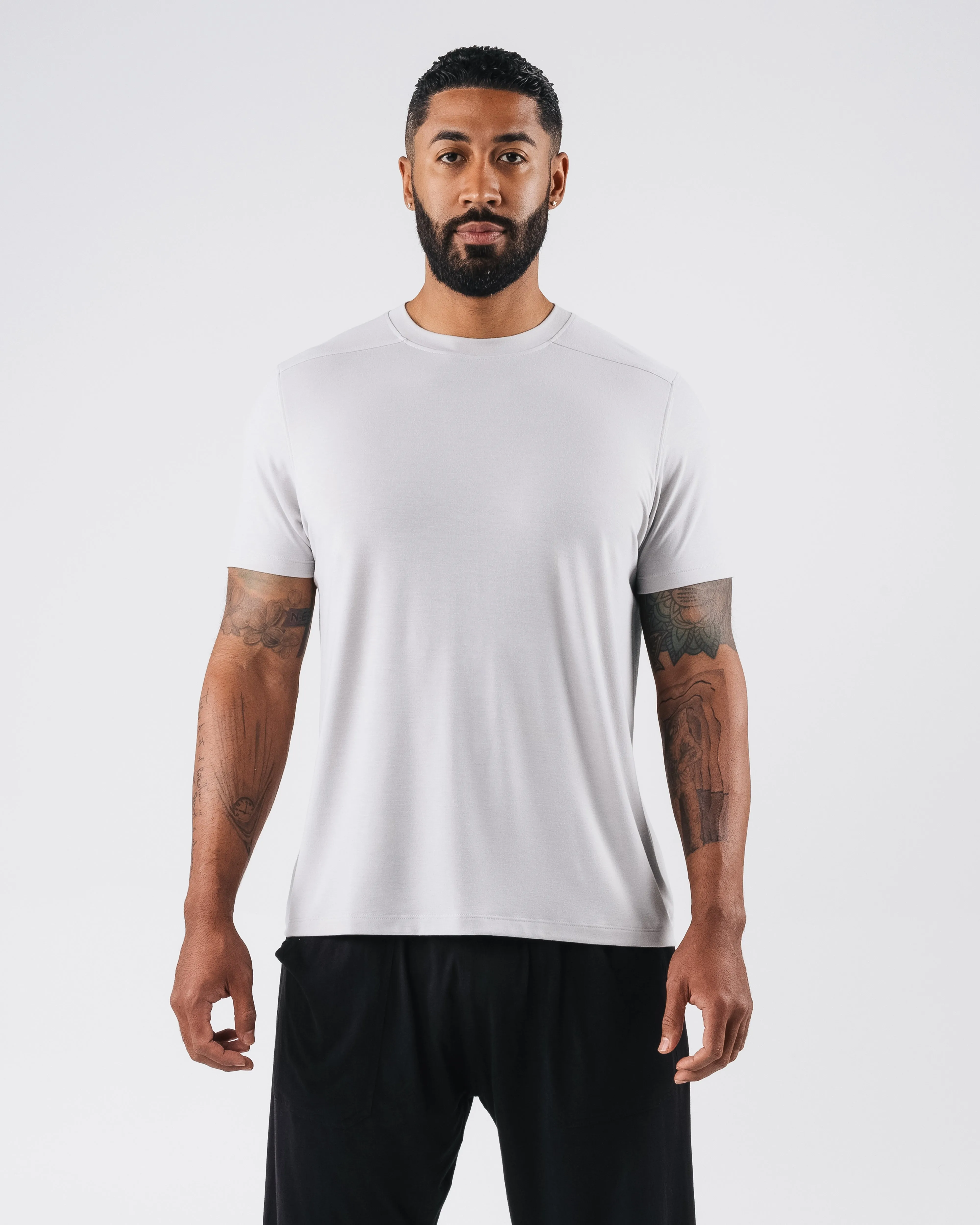 Zero Accent Tee - Light Grey